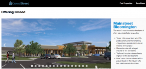 CrowdStreet's First Project