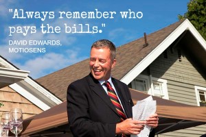 David Edwards, founder of MotioSens, offers advice to budding entrepreneurs.